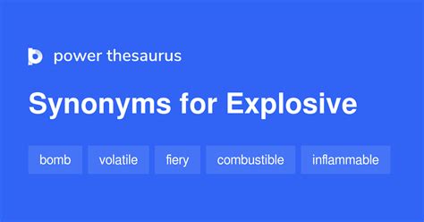 thesaurus explosive|More.